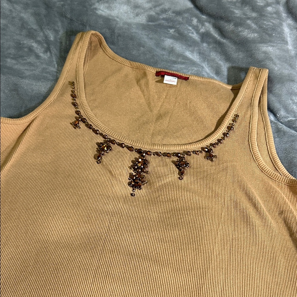 Tan summer top.